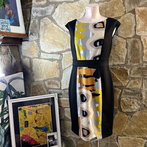 Maggy London Abstract Print Sheath Dress